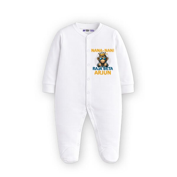 Nana-nani ka raja beta arjun Customized Sleep Suit