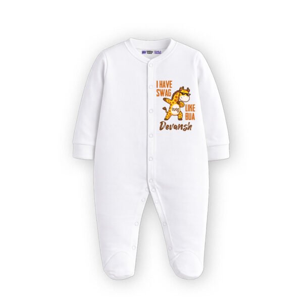 I have swag like bua devansh Customized Sleep Suit