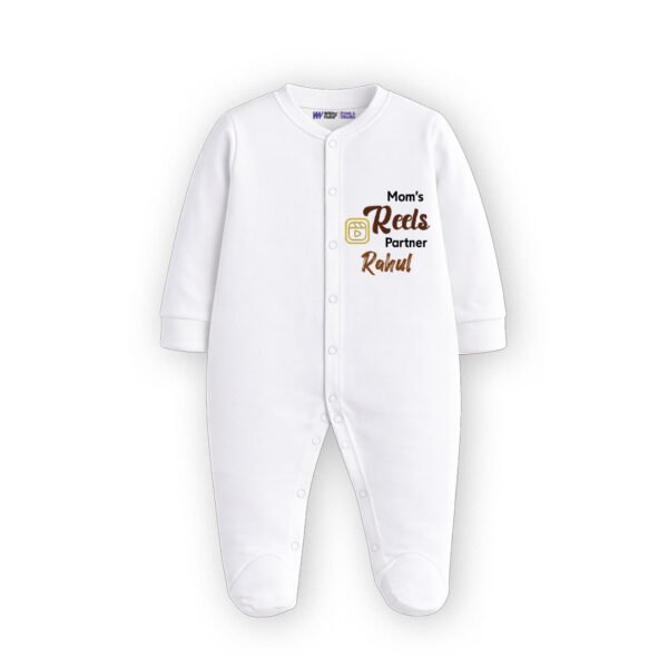 Mom's reels partner Rahul Customized Sleep Suit