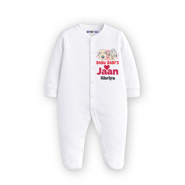 Dadu dadi's jaan shriya Customized Sleep Suit