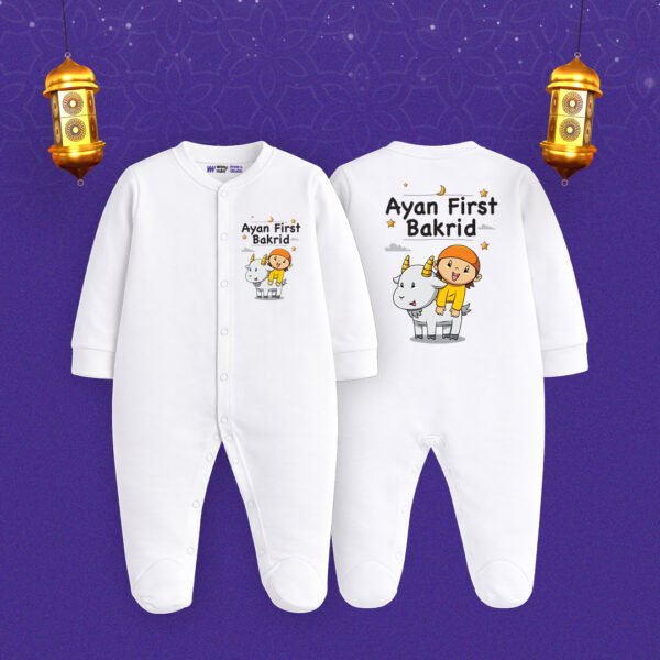 Ayan first bakra eid Customized Sleep Suit