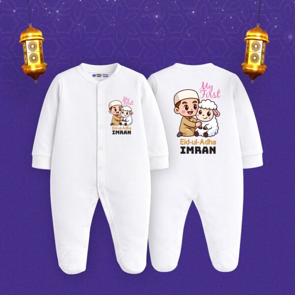 My first eid-ul-adha Imran Customized Sleep Suit