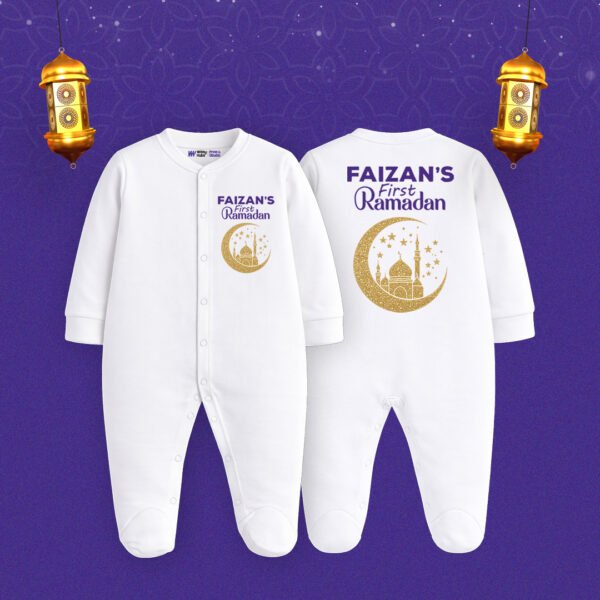Faizan's 1st ramadan Customized Sleep Suit