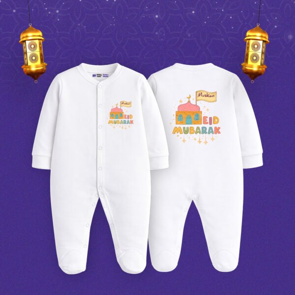 Muskan eid mubarak Customized Sleep Suit