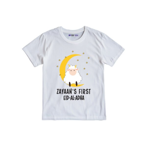 Zayaan's first eid al-Adha Customized Tshirt