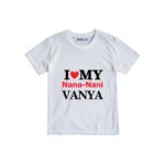 i ❤️ my nana-nani Vanya Customized Tshirt