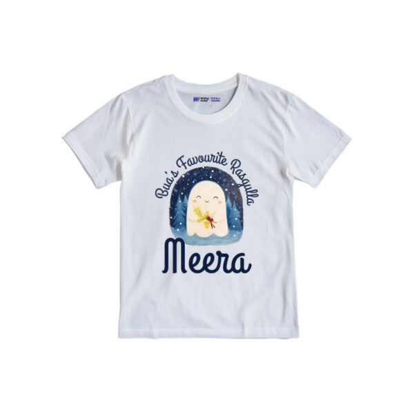 Bua's favourite rasgulla meera Customized Tshirt