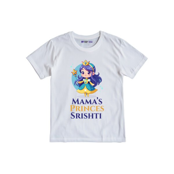 Mama's princes Srishti Customized Tshirt