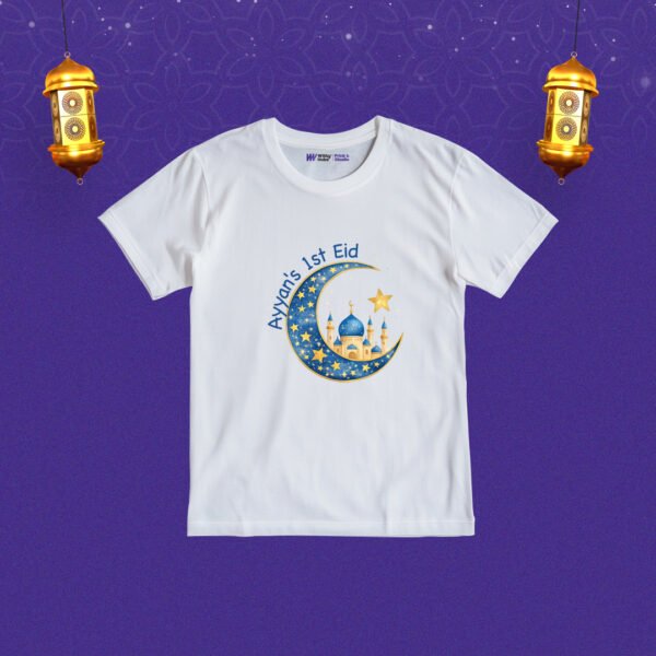 Ayyan's 1st eid Customized Tshirt