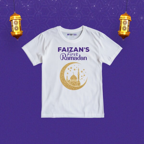 Faizan's 1st ramadan Customized Tshirt