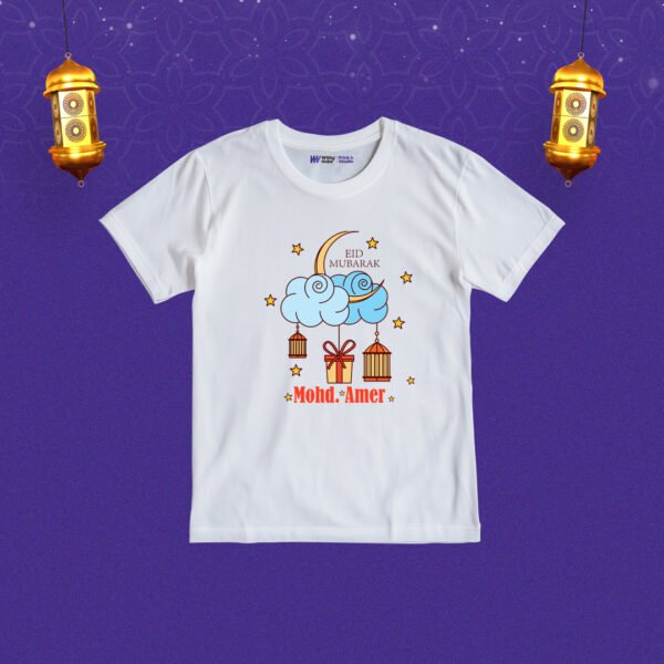 Eid mubarak mohd. amer Customized Tshirt