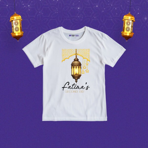 fatima's second eid Customized Tshirt