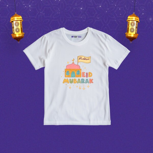 Muskan eid mubarak Customized Tshirt